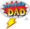 Super Dad Speech Bubble 27in Shape Balloon Party Supplies Decorations Ideas Novelty Gift 39323