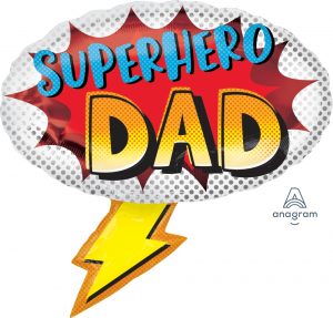 Super Dad Speech Bubble 27in Shape Balloon Party Supplies Decorations Ideas Novelty Gift 39323