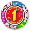 Animal Print 1st Birthday Balloon Party Supplies Decorations Ideas Novelty Gift 401575-1