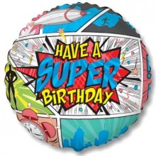 Have A Super Birthday Standard Balloon Party Supplies Decorations Ideas Novelty Gift