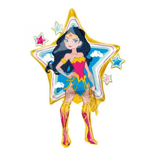 Wonder Woman 38in Shape Balloon Party Supplies Decorations Ideas Novelty Gift