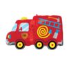 Cartoon Fire Engine 30in Shape Balloon Party Supplies Decorations Ideas Novelty Gift 41235