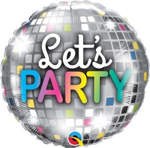 Let's Party Disco Ball 18in Balloon Party Supplies Decorations Ideas Novelty Gift 16446
