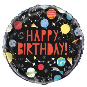 Happy Birthday Galaxy Balloon Party Supplies Decorations Ideas Novelty Gift