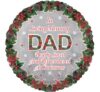 Loving Memory Of Dad At Xmas 18in Balloon Party Supplies Decorations Ideas Novelty Gift