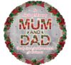 18in Loving Memory Of Mum And Dad Xmas Balloon Party Supplies Decorations Ideas Novelty Gift RB18/05