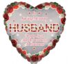 Loving Memory Of Husband 18in Xmas Balloon Party Supplies Decorations Ideas Novelty Gift RB18/07