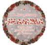 Loving Memory Of Grandma At Xmas 18in Balloon Party Supplies Decorations Ideas Novelty Gift