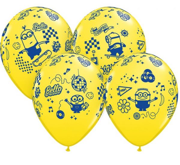 Minions Rise of Gru Latex Balloons Party Supplies Decorations Ideas Novelty Gift