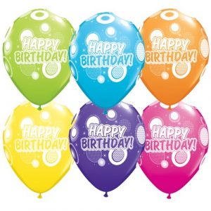 Birthday Stars & Dots Latex Balloons Party Supplies Decorations Ideas Novelty Gift