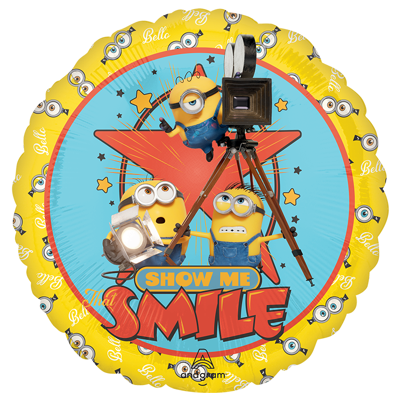 18in Smile Despicable Me 3 Balloon Party Supplies Decoration Ideas Novelty Gift