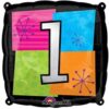 Square Number 1 Standard Balloon Party Supplies Decorations Ideas Novelty Gift