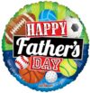Fathers Day Sports 18in Balloon Party Supplies Decorations Ideas Novelty Gift 86123-18