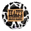 Western Cow Print 18in Balloon Party Supplies Decorations Ideas Novelty Gift 86921