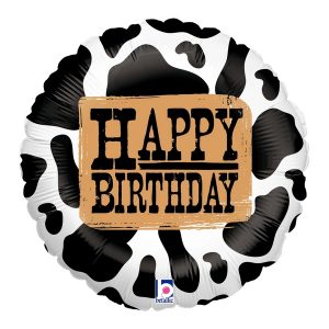 Western Cow Print Standard Balloon Party Supplies Decorations Ideas Novelty Gift