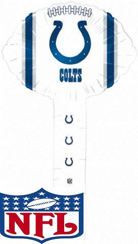 Indianapolis Colts Air Fill Hammer Balloon Party Supplies Decorations Ideas Novelty Gift