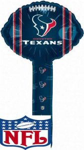 Houston Texans Air Fill 9in Hammer Balloon Party Supplies Decorations Ideas Novelty Gift 88075