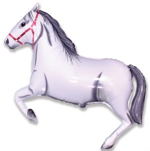 White Horse Supershape Balloon 901625 Party Supplies Decorations Ideas Novelty Gift