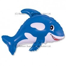 Blue Killer Whale Shape Balloon Party Supplies Decorations Ideas Novelty Gift