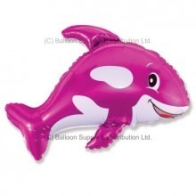 Pink Killer Whale Shape Balloon Party Supplies Decorations Ideas Novelty Gift