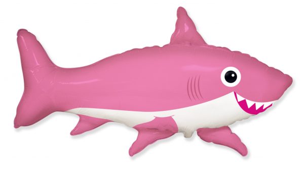Pink Cartoon Shark 42in Shape Balloon Party Supplies Decorations Ideas Novelty Gift 901781RS
