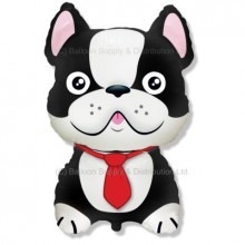 Black French Bulldog 28in Shape Balloon Party Supplies Decorations Ideas Novelty Gift 901783N