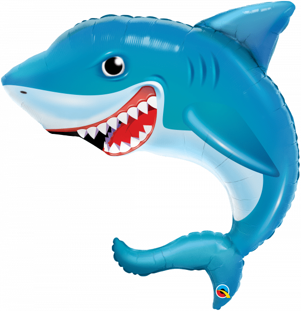 Smiling Shark Supershape Balloon Party Supplies Decorations Ideas Novelty Gift