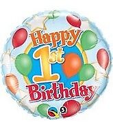 Balloons & Stars 1st Birthday Standard Balloon Party Supplies Decorations Ideas Novelty Gift
