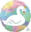 Iridescent Swan 18in Balloon