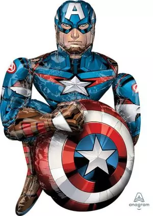 Captain America 39in Airwalker Balloon Party Supplies Decorations Ideas Novelty Gift 40713