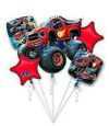 Blaze 5 Balloon Bouquet Party Supplies Decorations Ideas Novelty Gift