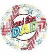 Grand Slam Dad Baseball 18in Balloon Party Supplies Decorations Ideas Novelty Gift 32810