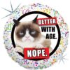 Grumpy Cat Better With Age 18in Balloon Party Supplies Decorations Ideas Novelty Gift 362628