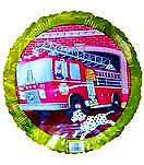 Fire Truck Number 9 Standard Balloon Party Supplies Decorations Ideas Novelty Gift