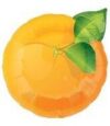 Orange Fruit 18in Junior Shape Balloon Party Supplies Decorations Ideas Novelty Gift 15880