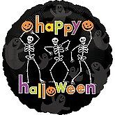 Partying Skeletons Halloween 18in Balloon Party Supplies Decorations Ideas Novelty Gift 20259