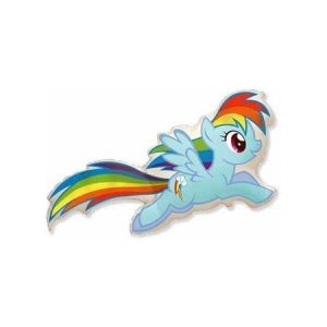 Rainbow Dash My Little Pony 40in Shape Balloon Party Supplies Decoration Ideas Novelty Gift 901739