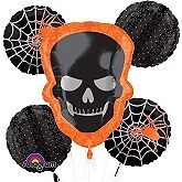 Sophisticated Halloween 5 Balloon Bouquet Party Supplies Decorations Ideas Novelty Gift 112012