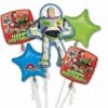 Toy Story Buzz 5 Balloon Bouquet Party Supplies Decorations Ideas Novelty Gift 30068