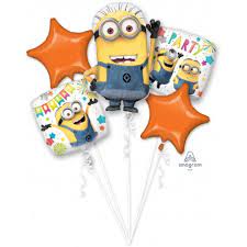 Despicable Me Balloon Bouquet Party Supplies Decorations Ideas Novelty Gift