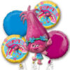 Trolls Poppy Balloon Bouquet Party Supplies Decorations Ideas Novelty Gift