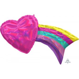 Rainbow Heart 33in Shape Balloon Party Supplies Decorations Ideas Novelty Gift 41246