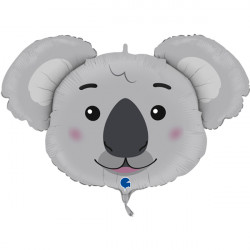 Koala Head 37in Shape Balloon Party Supplies Decorations Ideas Novelty Gift G2009