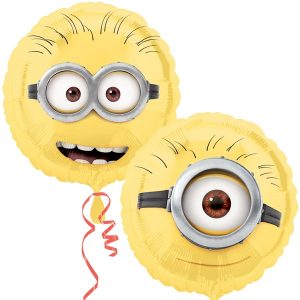 Minions Face Standard Balloon Party Supplies Decorations Ideas Novelty Gift