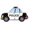 Police Car 34in Shape Balloon Party Supplies Decorations Ideas Novelty Gift 35686
