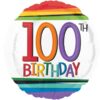 Rainbow 100th Birthday Balloon Party Supplies Decorations Ideas Novelty Gift