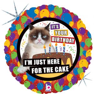 Grumpy Cat Birthday Cake Balloon Party Supplies Decorations Ideas Novelty Gift