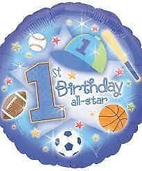 Little Slugger 1st Birthday Standard Balloon Party Supplies Decorations Ideas Novelty Gift