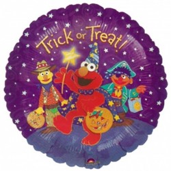 Elmo Trick Or Treat Halloween 18in Balloon Party Supplies Decorations Ideas Novelty Gift 07919