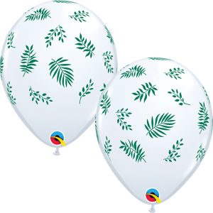 Tropical Greenery 11in Latex Balloons Party Supplies Decorations Ideas Novelty Gift 91130